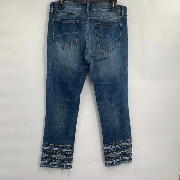 DRIFTWOOD Colette In Canary Jeans Embroidered Boho